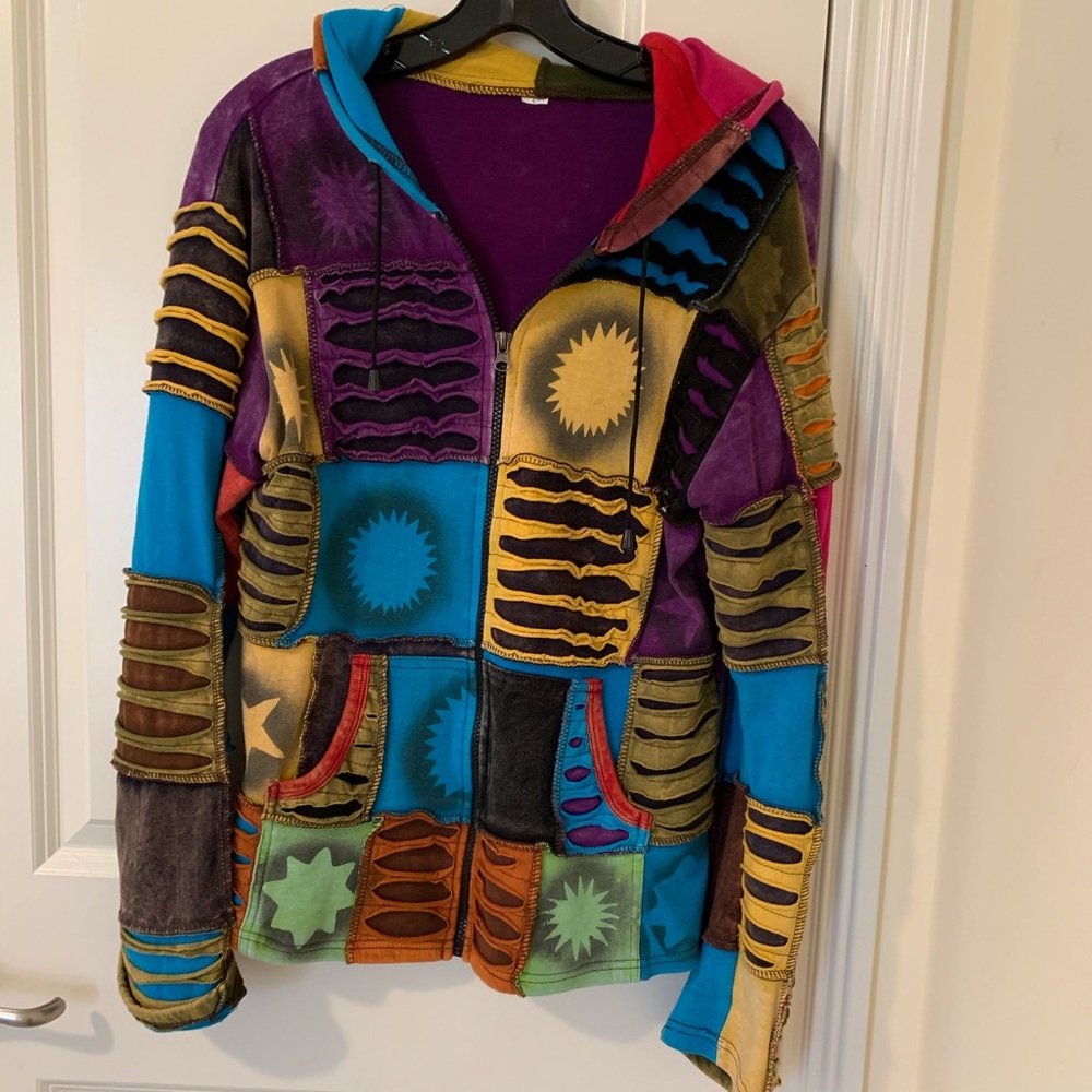 Patchwork Pixie Hooded Jacket - image 1